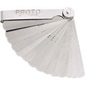 Proto Proto J00MM15 15 Blade Metric Feeler Gauge Set, 1/2" x 3" Blades J00MM15